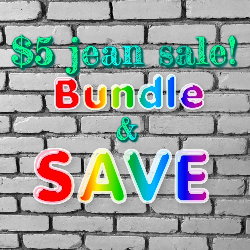All Jeans 5 dollars
